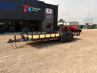 East Texas Trailers 83" X 20' UTILITY WITH SLID IN RAMPS