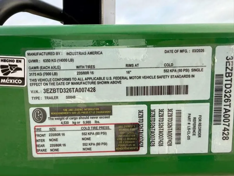 used Other Trailers Industrias America  for sale, in Petty, TX Thumbnail 8