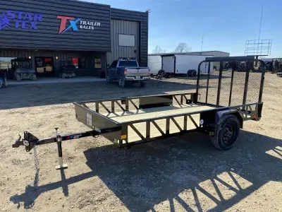 East Texas Trailers 77" X 12' SINGLE AXLE 3K UTILITY