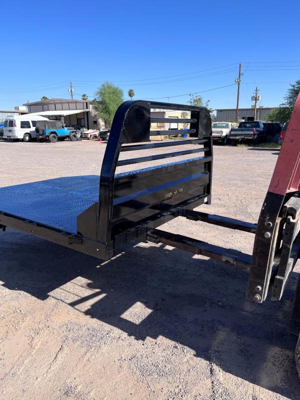 2022 Iron OX FLATBED W/ GOOSENECK Truck Bed FORD SRW SHORT BED