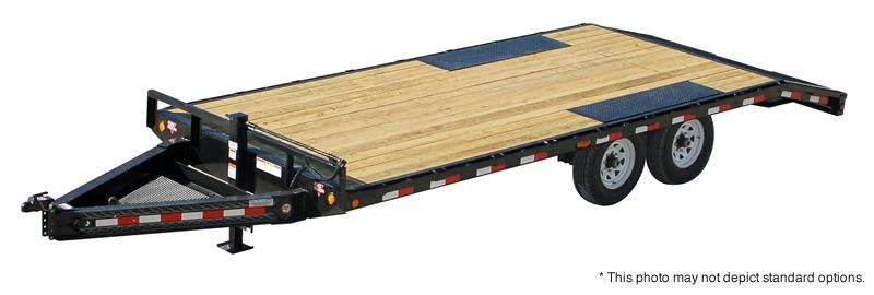 PJ Trailers 24' x 8" I-Beam Deckover Trailer