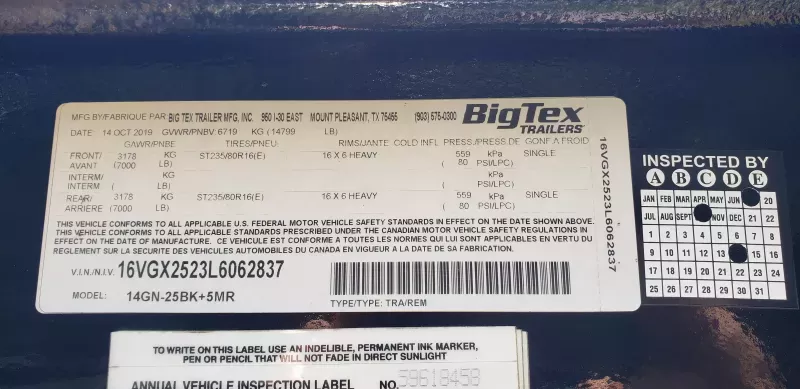 used Equipment / Flatbed Trailers Big Tex Trailers  for sale, in Byron, GA Thumbnail 18