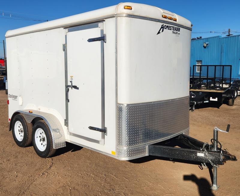 2022 Homesteader 6x12 Enclosed Cargo Trailer V Nose, Extra Height