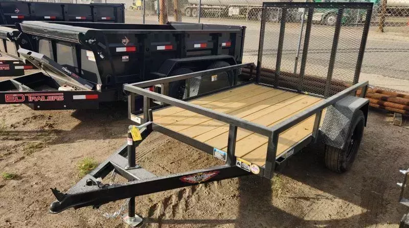 2026 H & H 5X8 Utility Trailer w/4' Ramp Gate