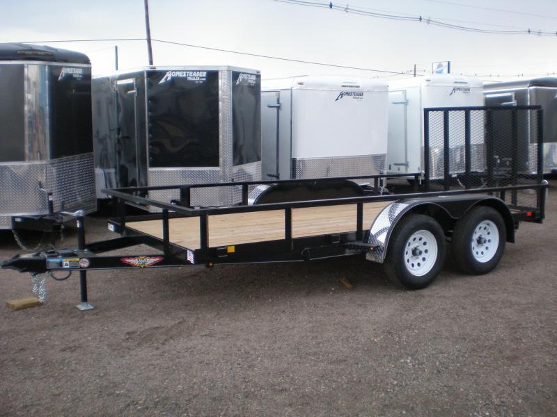 2021 H and H 82x14 Tandem Axle Utility Trailer w/Ramp Gate 2021 H and H 82x14 Tandem Axle Utility Trailer w/Ramp Gate
