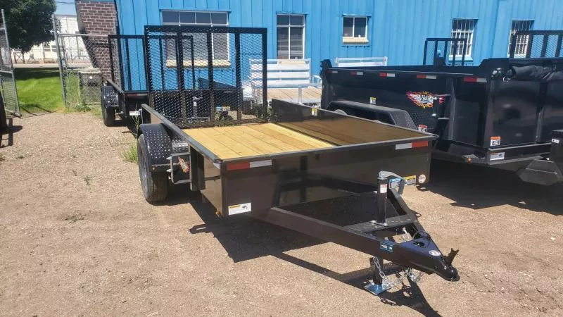 2026 H and H 6x10 Utility Trailer w/Solid Sides