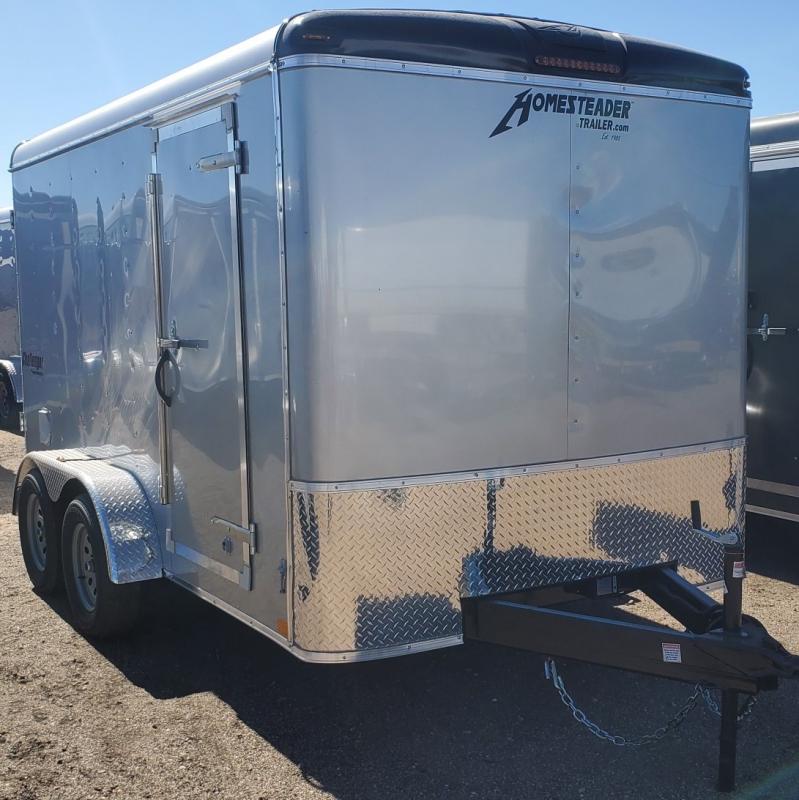 2022 Homesteader 7x12 Enclosed Cargo Trailer Double Doors 2022 Homesteader 7x12 Enclosed Cargo Trailer Double Doors