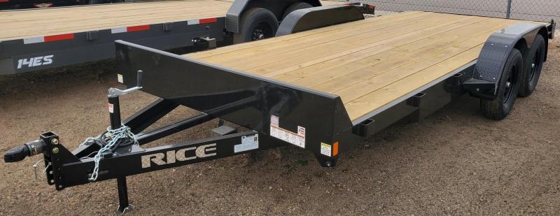 2022 Rice 82x16+2 Flatbed Car Hauler w/Dovetail 2022 Rice 82x16+2 Flatbed Car Hauler w/Dovetail