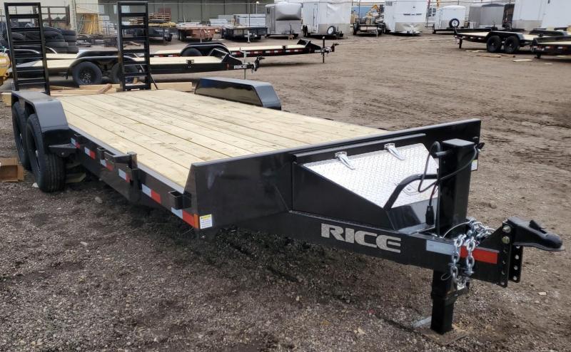 2021 Rice "MAGNUM" 82x20 Flatbed Equipment Trailer 14K 2021 Rice "MAGNUM" 82x20 Flatbed Equipment Trailer 14K