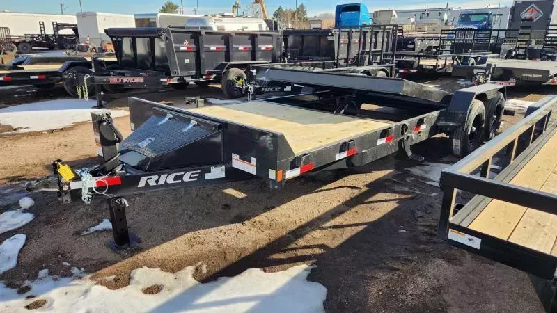 2026 Rice 82x22 Partial Tilt Equipment Trailer