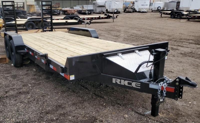2022 Rice "MAGNUM" 82x20 Flatbed Equipment Trailer 14K 2022 Rice "MAGNUM" 82x20 Flatbed Equipment Trailer 14K
