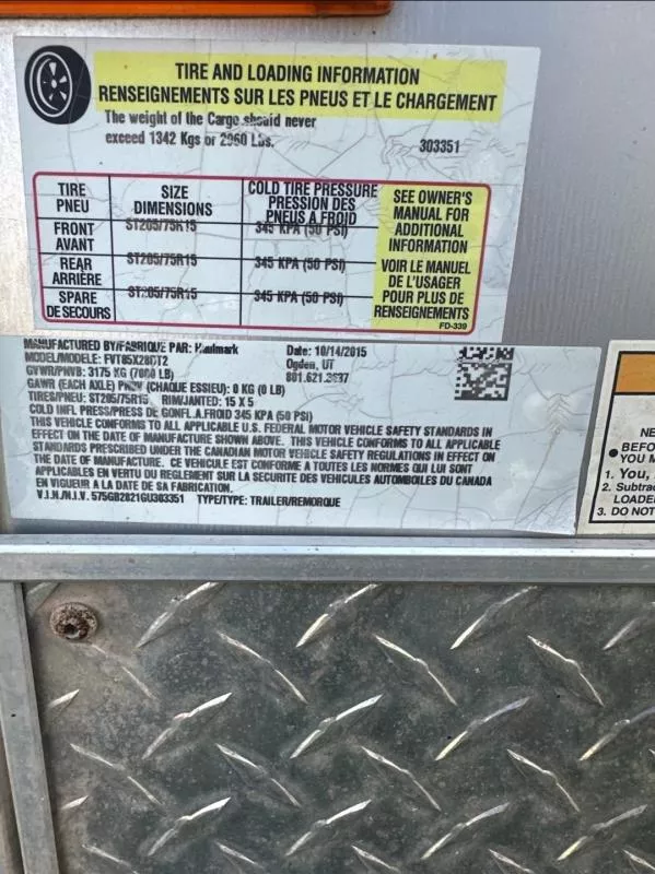 used Snowmobile Trailers Haulmark Trailers  for sale, in Commerce City, CO Thumbnail 9