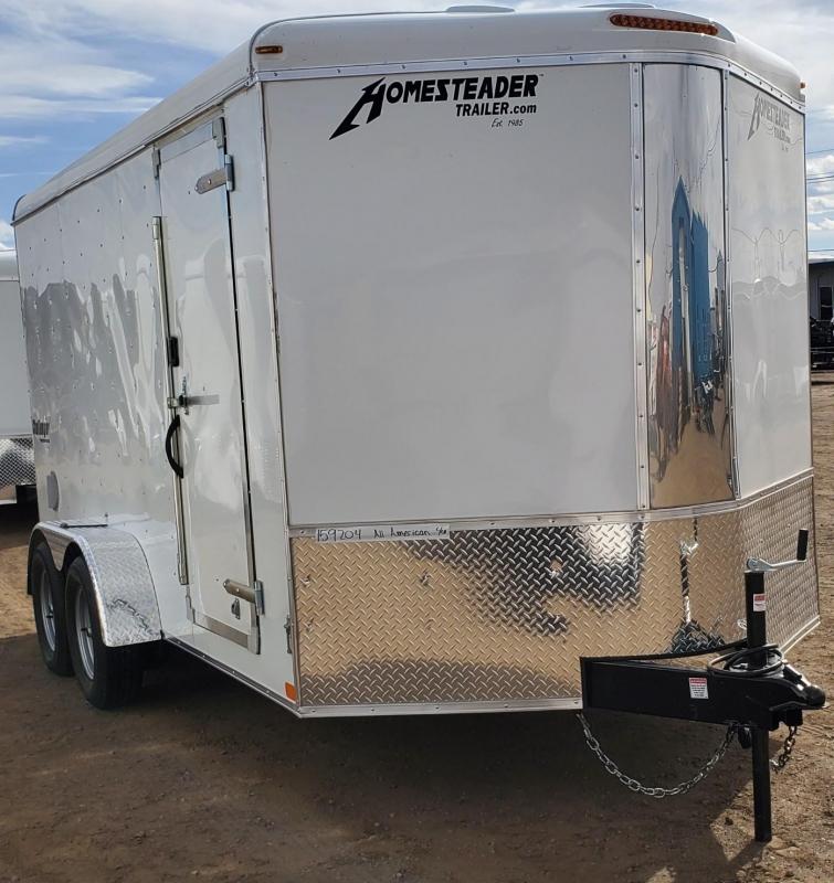2022 Homesteader 7x14 Enclosed Cargo V Nose Trailer w/Ramp 2022 Homesteader 7x14 Enclosed Cargo V Nose Trailer w/Ramp