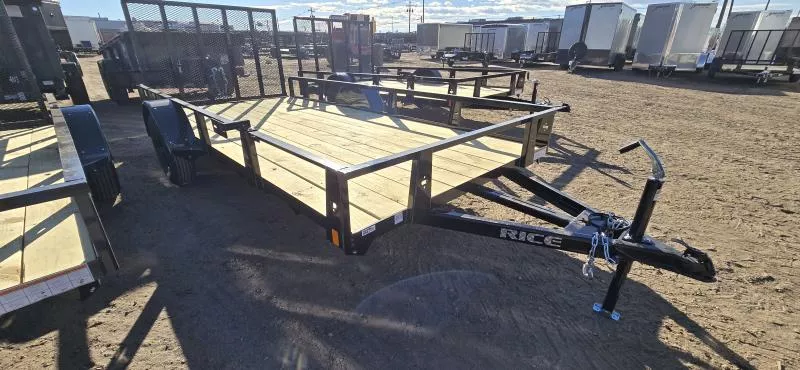 2026 Rice 76x14 Utility Trailer W/Ramp