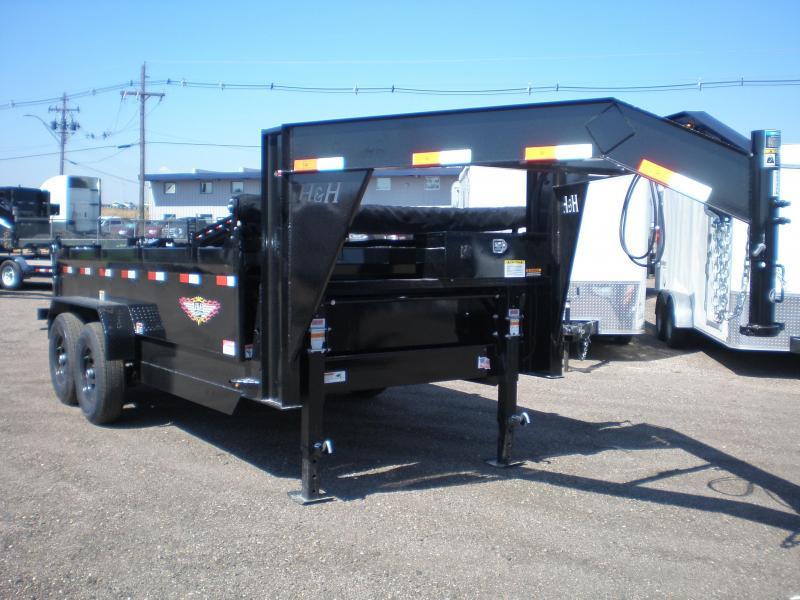 2021 H & H 83x14' Gooseneck Dump Trailer 14K w/ 7 ga. Floor 2021 H & H 83x14' Gooseneck Dump Trailer 14K w/ 7 ga. Floor