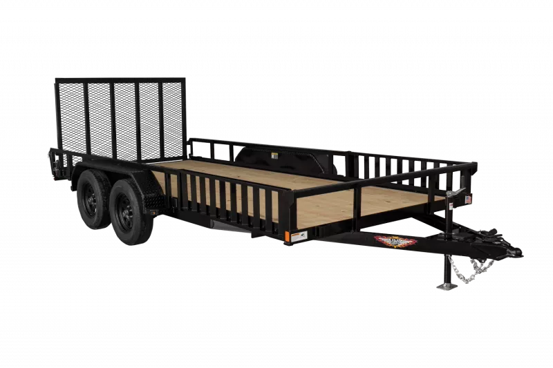 2026 H&H Trailers H8216TSHATV-070 ATV Trailer Black (15966)