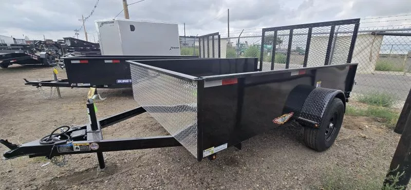 2024 H and H 76X10 Utility Trailer 5K - 24" Sides (98370)