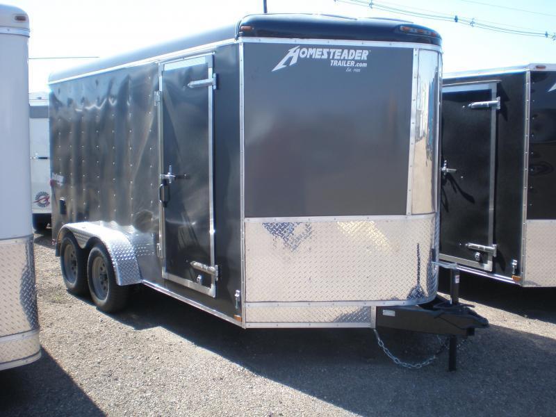 2021 Homesteader 7x14 Enclosed Cargo V Nose Trailer w/Ramp 2021 Homesteader 7x14 Enclosed Cargo V Nose Trailer w/Ramp