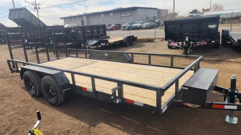 2025 H & H 82x16 Utility Trailer - 10K (15967)