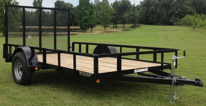 2021 Rice 76x14 Utility Trailer W/Ramp 2021 Rice 76x14 Utility Trailer W/Ramp