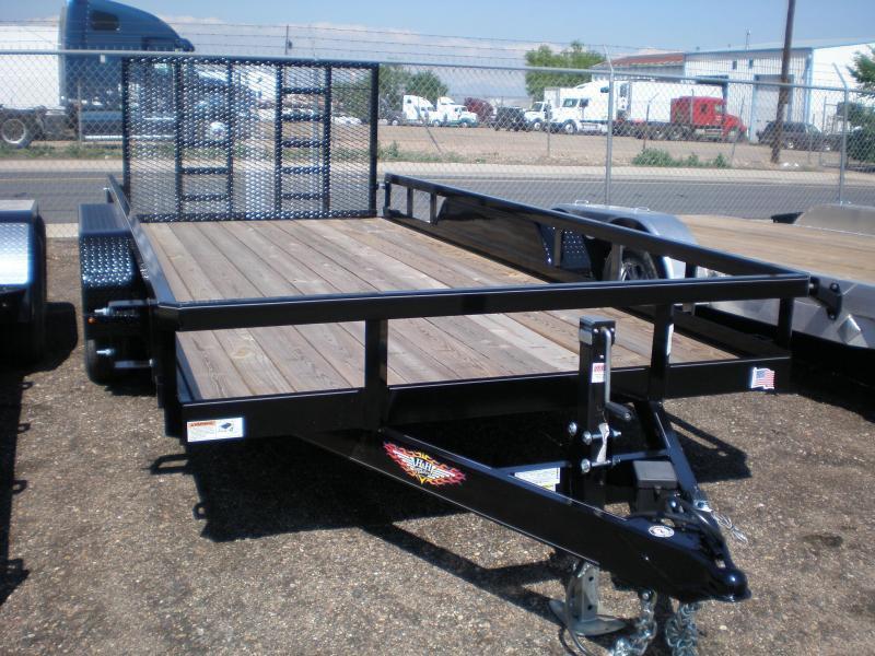 2021 H&H 82x14 Utility Trailer W/ HD Ramp 10K Trailers in Denver CO