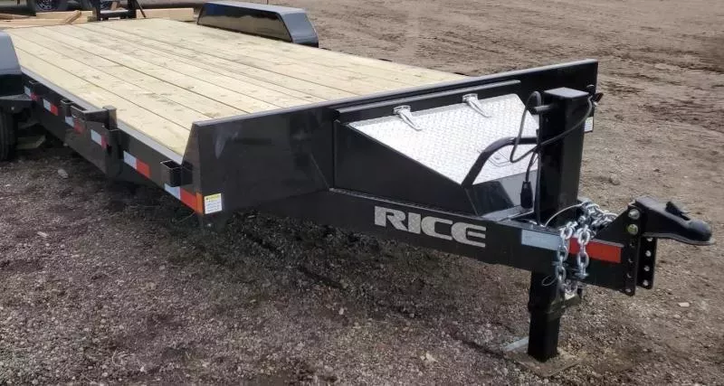 2026 Rice 82x18 Flatbed Equipment Trailer 14K