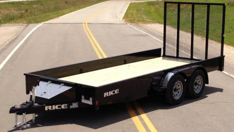 2023 Rice 76x12 "Stealth" Model Tandem Utility Trailer 2023 Rice 76x12 "Stealth" Model Tandem Utility Trailer