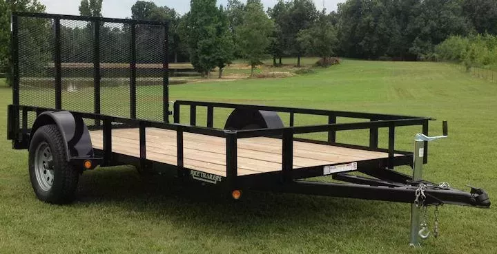 2026 Rice 76x14 Utility Trailer W/Ramp