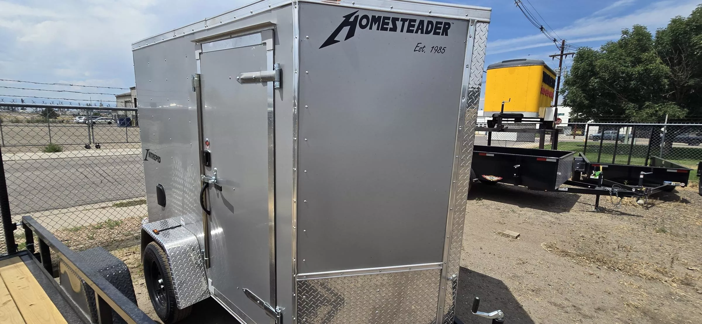 2026 Homesteader 5x8 Enclosed Cargo Trailer - V Nose, Ramp Door