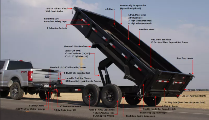 new Dump Trailers ED Trailer Mfg  for sale, in Commerce City, CO Thumbnail 8