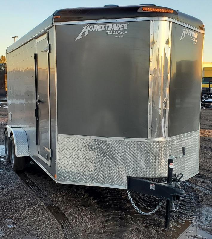 2021 Homesteader 7x16 Enclosed Cargo V Nose Trailer w/Ramp 2021 Homesteader 7x16 Enclosed Cargo V Nose Trailer w/Ramp