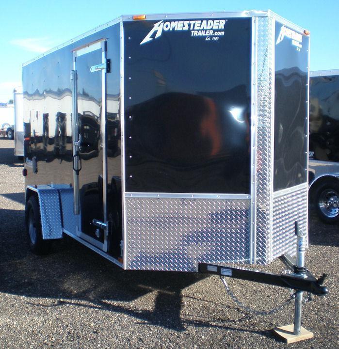 2023 Homesteader 6x10 Enclosed Cargo Trailer V Nose Trailers in