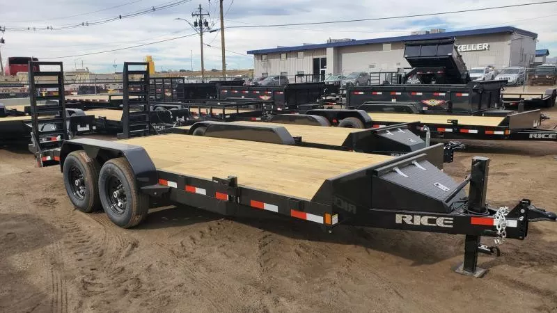 2026 Rice 82x18+2 Flatbed Equipment Trailer 14K (60351)