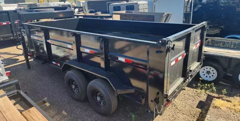 2026 ED 16' Gooseneck Dump Trailer 3' Side 14K GVW