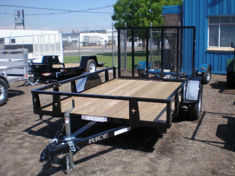 2020 Rice 76X10 Utility Trailer w/4' Ramp Gate 2020 Rice 76X10 Utility Trailer w/4' Ramp Gate