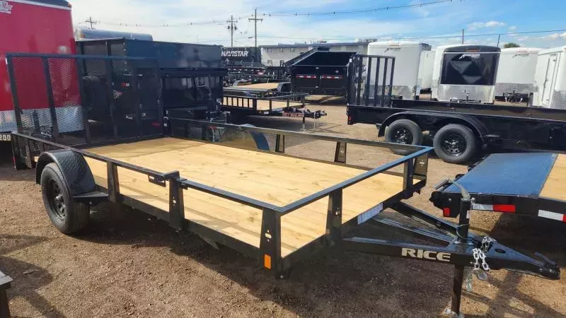 2026 Rice RS7612 Utility Trailer