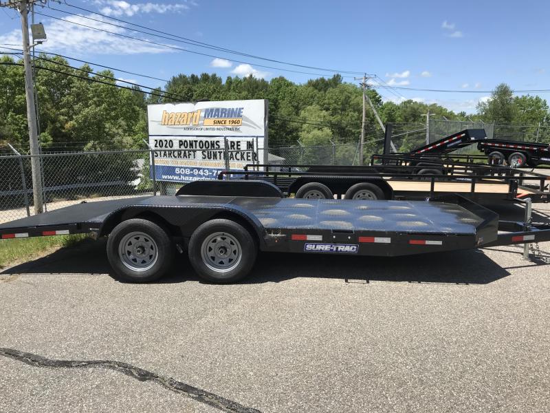 2020 Sure-Trac 7 X 18 7K Steel Deck Car Hauler Car / Racing Trailer 2020 Sure-Trac 7 X 18 7K Steel Deck Car Hauler Car / Racing Trailer