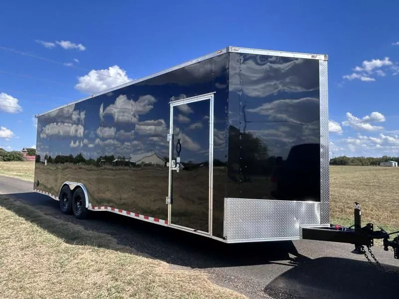 2025 TrueBlue 28’x8.5’x8’ Enclosed Cargo Car Hauler Trailer