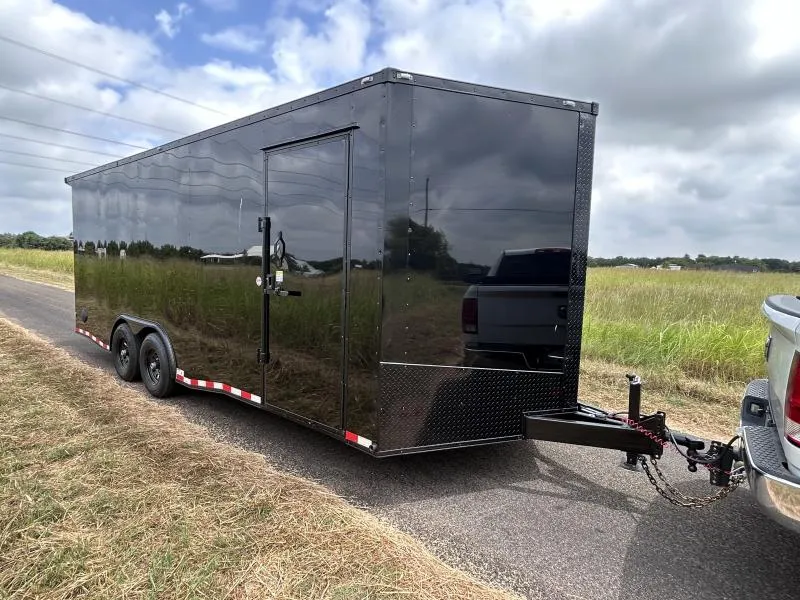 2026 TrueBlue 20x8.5x7 Blackout Enclosed Car Hauler