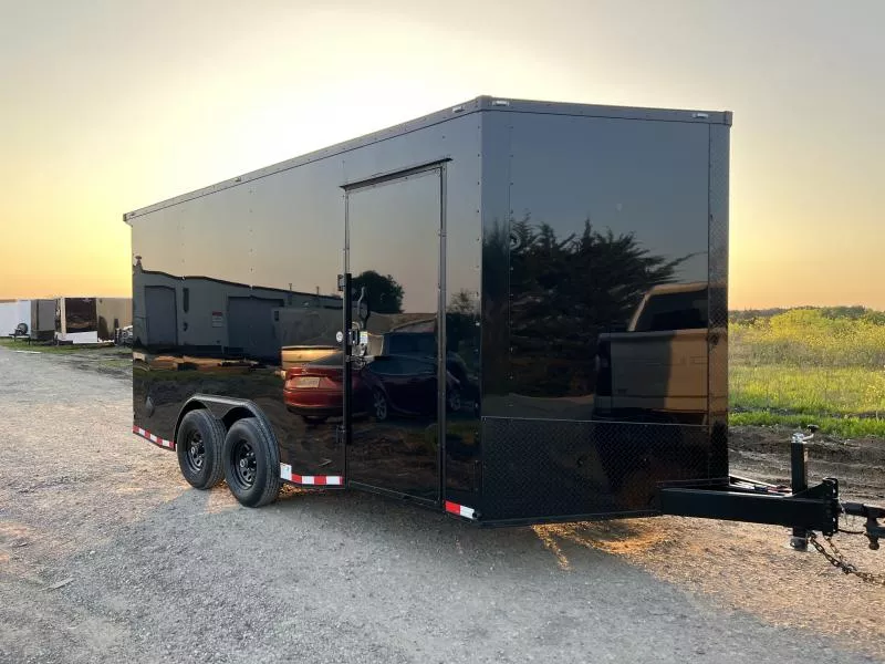 2025 TrueBlue 16’x8.5’x7’ Enclosed Cargo Car Hauler Trailer