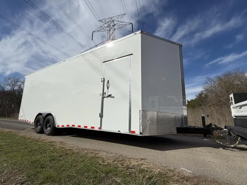 2026 TrueBlue 24x8.5x8 Enclosed Car Hauler