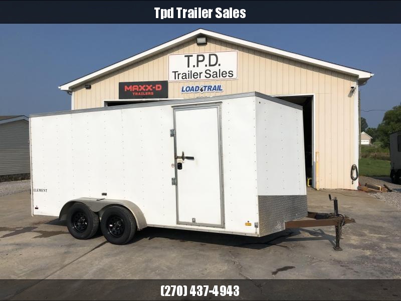 USED 2017 Look 7'x16' 7k Enclosed Trailer USED 2017 Look 7'x16' 7k Enclosed Trailer