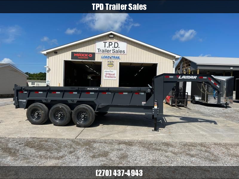 2022 Lamar Trailers DL 83"x16' 21k HD Gooseneck Dump Trailer 2022 Lamar Trailers DL 83"x16' 21k HD Gooseneck Dump Trailer