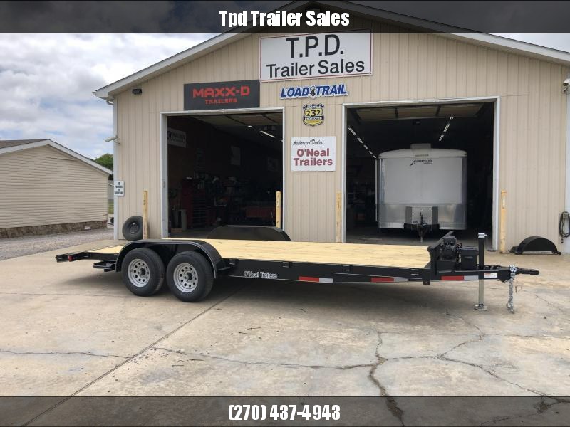 2021 O Neal 6'10"x20' Tandem Axle Equipment Trailer 2021 O Neal 6'10"x20' Tandem Axle Equipment Trailer
