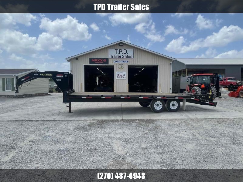 2021 Golden 102"x25' Gooseneck Flatbed Trailer 2021 Golden 102"x25' Gooseneck Flatbed Trailer