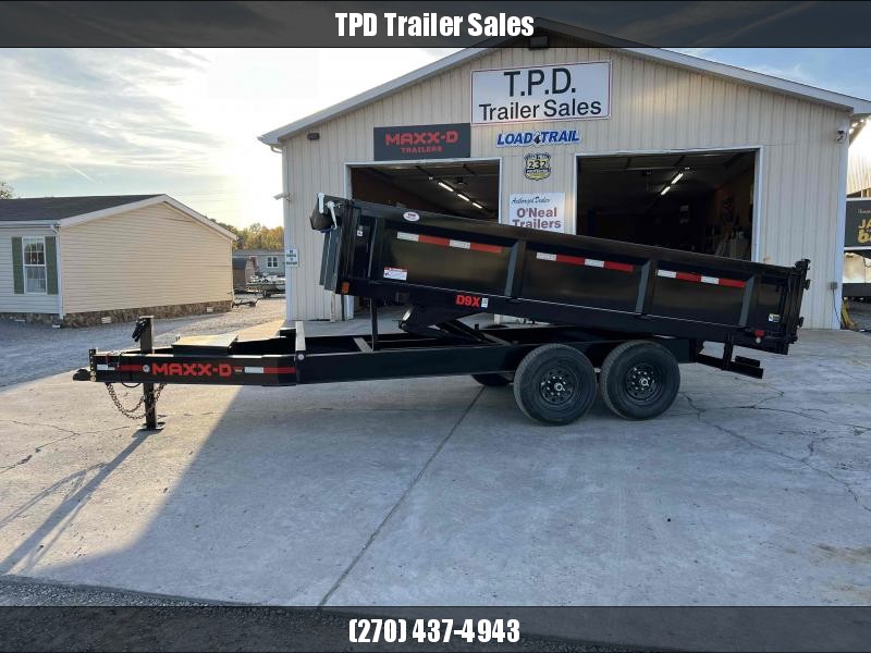 2023 MAXXD 16' x 96" 21k Gooseneck Dump Trailer Fold Down Sides