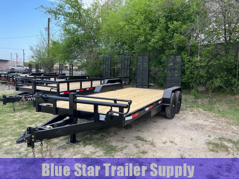 83 X 18 Heavy Duty Bumper Pull Lowboy Equipment Trailer 83 X 18 Heavy Duty Bumper Pull Lowboy Equipment Trailer