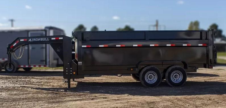 7 X 16 X 4 Gooseneck Dump Trailer - DTG7164N