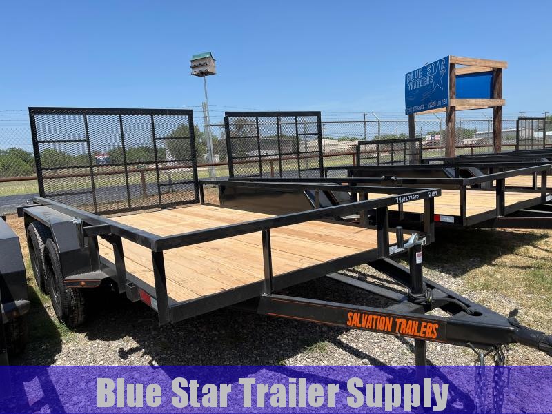 78 X 12 Tandem Axle Gated Utility Trailer 78 X 12 Tandem Axle Gated Utility Trailer