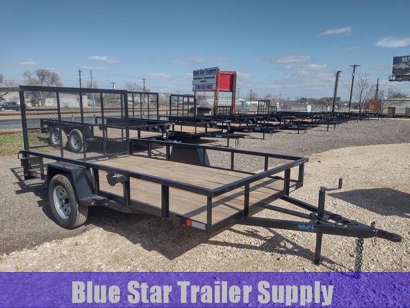 78 X 12 Single Axle Gated Utility Trailer 78 X 12 Single Axle Gated Utility Trailer